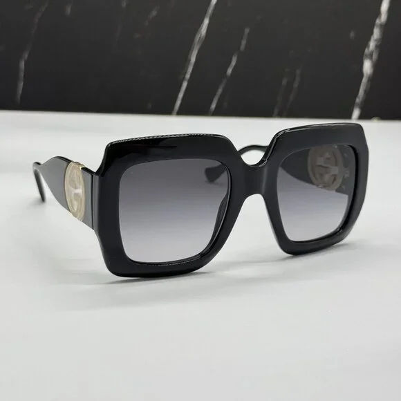 NEW GUCCI GG1022S 001 BLACK WOMEN SUNGLASSES - Picture 5 of 14